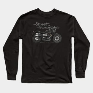 Triumph Street Scrambler 17 black, sl Long Sleeve T-Shirt